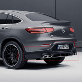Difusor trasero 63 AMG GLC Coupé C253 original Mercedes-Benz