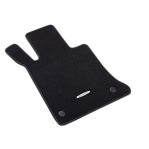 Alfombrillas originales de velour negras | Mercedes GLK-Klasse X204 | A2046805900 9F87