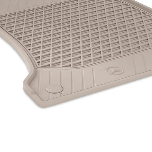 Alfombrillas de goma 2 piezas macchiatobeige Clase E W213 Original Mercedes-Benz | A2136800106 8U52
