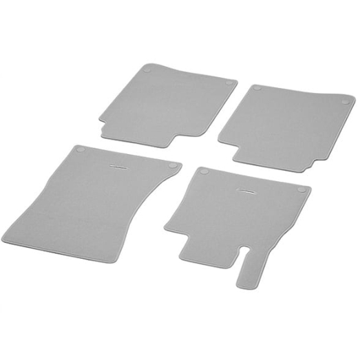 Alfombrillas de velours gris cristal 4 piezas | Clase S Maybach X222 | Original Mercedes-Benz | A2226807102 7N99