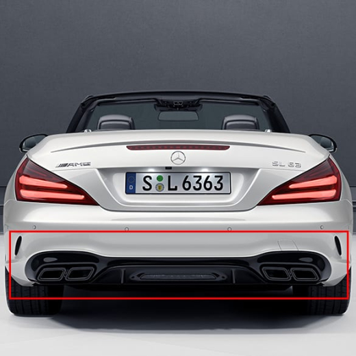 Difusor Facelift AMG SL 63 / 65 SL R231 Original Mercedes-Benz | 