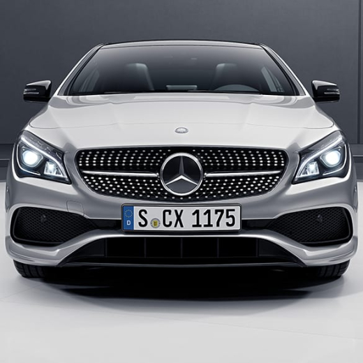 Moldura Nightpackage de la parrilla negra CLA C117/X117 Mercedes-Benz | A1178880060-CLA