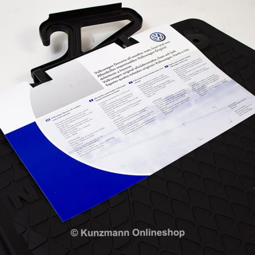 Alfombrillas de goma Tiguan alfombrillas originales VW | 5N1061500A 82V