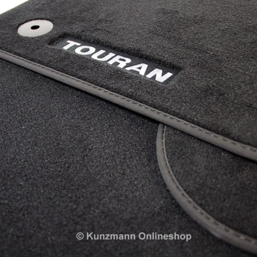 Juego de alfombrillas de velours facelift VW Touran Original Volkswagen | 1T1061270 WGK