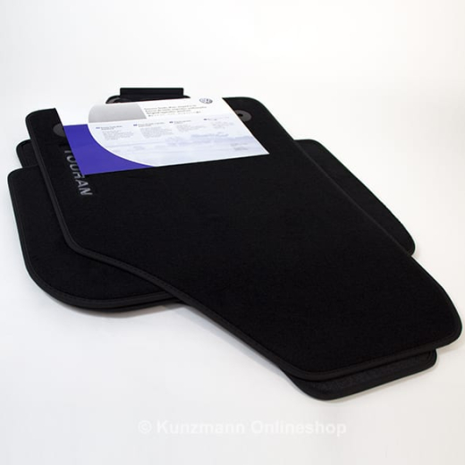 Juego de alfombrillas de velours facelift VW Touran Original Volkswagen | 1T1061270 WGK