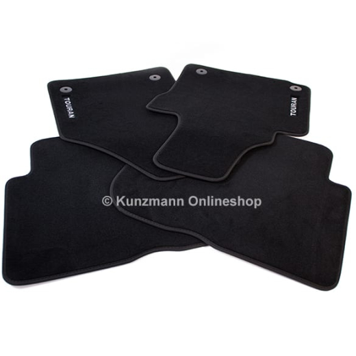 Juego de alfombrillas de velours facelift VW Touran Original Volkswagen | 1T1061270 WGK
