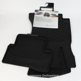 Set tappetini in gomma Classe C W205 originale Mercedes-Benz nero