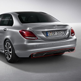 Rivestimento decorativo Night Package Avantgarde Exclusive paraurti Classe C W205 ricambio originale Mercedes-Benz