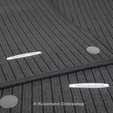 Tappetini auto in velours Mercedes Classe E W211 | Originale Mercedes-Benz in nero