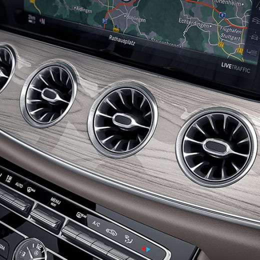 Bocchette di ventilazione in stile turbina Classe E W213 Original Mercedes-Benz | Turbinenoptik-Luftduesen-213
