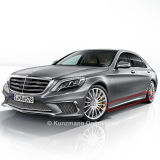 Set minigonne laterali S 65 AMG Classe S W222 originale Mercedes-Benz passo lungo