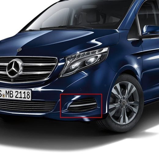 Modanature frontali cromate V-Klasse V447 Original Mercedes Benz | 447-chromblenden-front