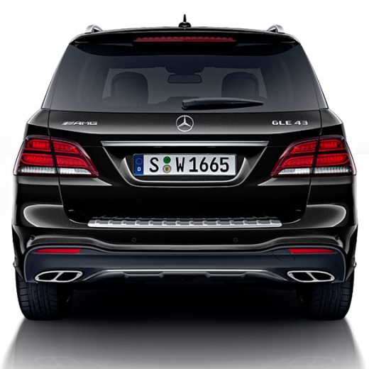 Terminali di scarico GLE 43 AMG neri | GLE W166 C292 | Original Mercedes-Benz | GLE-43-Auspuff