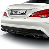 Diffusore posteriore CLA 45 AMG incluso terminali scarico Night Package CLA C117 Original Mercedes‑B