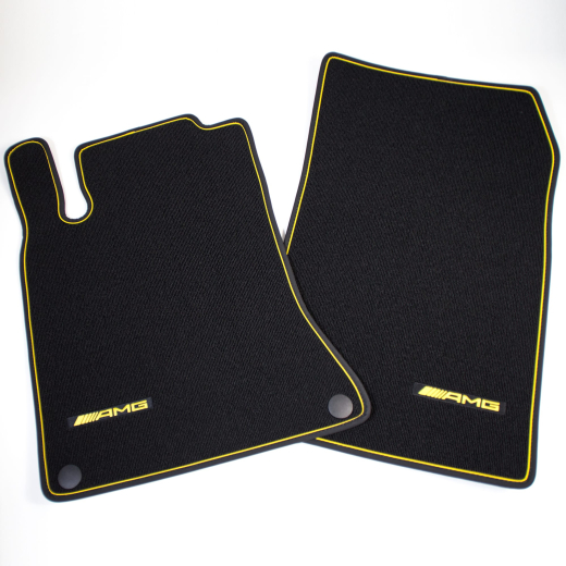 Tappetini auto AMG Yellow Night Edition CLA C117 / X117 Original Mercedes-Benz | A17668056011C97-117