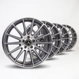 Set di cerchi AMG multirazze da 19 pollici bianco A-Klasse W176 Mercedes-Benz originale
