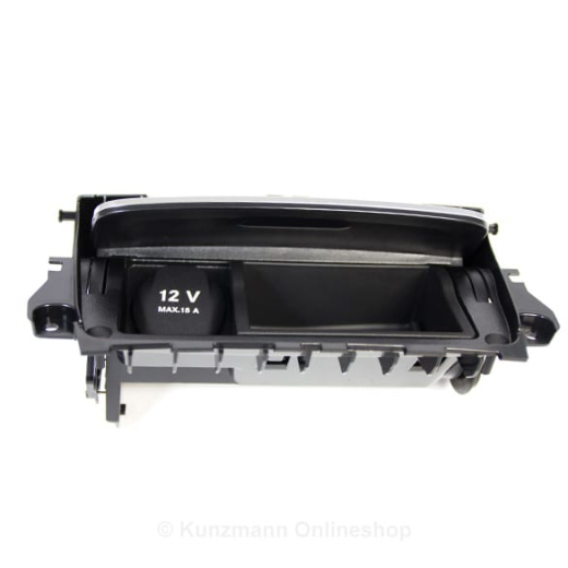 Copertura del tunnel centrale con cornice cromata / vano portaoggetti Classe A Mercedes-Benz | W176-Mittelkonsole-Chrom