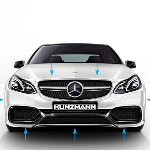 Paraurti anteriore E 63 AMG | Night-Paket | Classe E W212 | Original Mercedes-Benz | 