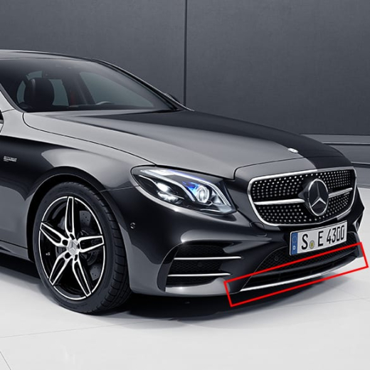 Spoiler anteriore E 43 AMG Classe E W213 ricambio originale Mercedes-Benz | E43AMG-Frontspoiler