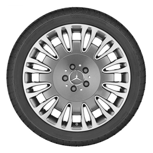 Set di cerchi da 19 pollici ruota multirazze Classe S W222 Original Mercedes-Benz | A22240103/4027X21-Satz
