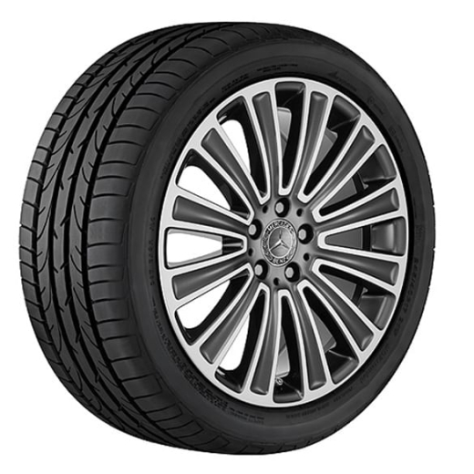 Set di cerchi da 19 pollici a 12 razze GLC X253 C253 originale Mercedes-Benz | A25340111007X44-Satz
