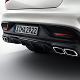 GLE Coupé C292 63 AMG diffusore posteriore con terminali di scarico a quattro uscite Originale Merde