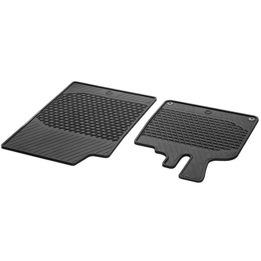 Set di tappetini in gomma originali smart 451 nero | A4516801300 9G33