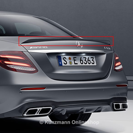 Spoiler posteriore E 63 AMG Classe E W213 originale Mercedes | A2137900600-K