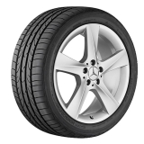 Set cerchi da 19 pollici a 5 razze GLE W166 originale Mercedes-Benz