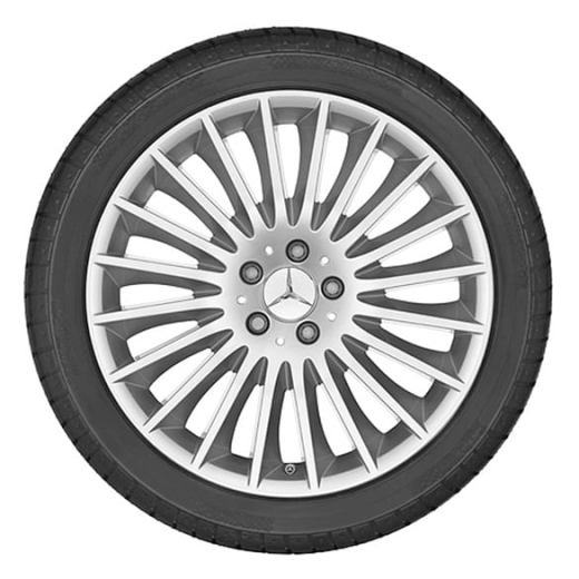Set di cerchi da 19 pollici a più razze Classe S W222 originale Mercedes-Benz | A22240115/6027X45-Satz