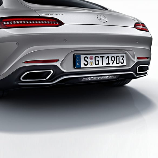Embouts d’échappement AMG GT C190 chromés original Mercedes-Benz | AMGGT-Auspuffblenden-Chrom