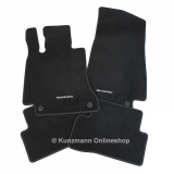 Tapis de sol en velours noir Classe C W/S205 Original Mercedes-Benz