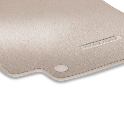 Tapis voiture velours beige soie E-Klasse W212 Original Mercedes-Benz | A21268043018T67-E