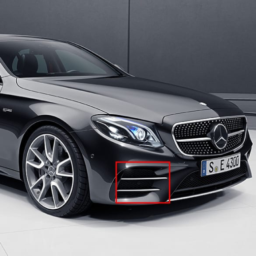 Grille de pare-choc E 43 AMG pièce d’origine Mercedes-Benz W213 / S213 | luftgitter-e-43-amg