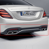 Diffuseur arrière S63 & S65 AMG Classe S W222 facelift original Mercedes-Benz