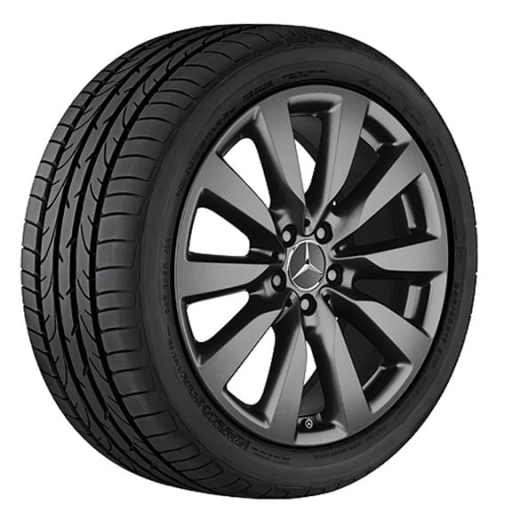 Jeu de jantes 19 pouces à 5 doubles branches GLC X253 C253 Original Mercedes-Benz | A25340109007X68-Satz