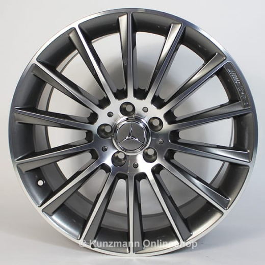 Jeu de jantes AMG 20 pouces Original GLC Coupé C253 gris | A25340119007X21/27007X21