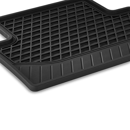 Tapis de sol en caoutchouc noirs arrière Classe E W213 original Mercedes-Benz | A2136800206 9G33