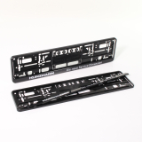 Support de plaque Kunzmann 2 pièces avant et arrière 520 x 110 mm