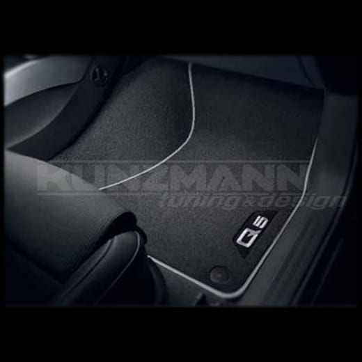Tapis de sol en velours premium avec inscription Q5 Audi d’origine | 8R1061270MNO