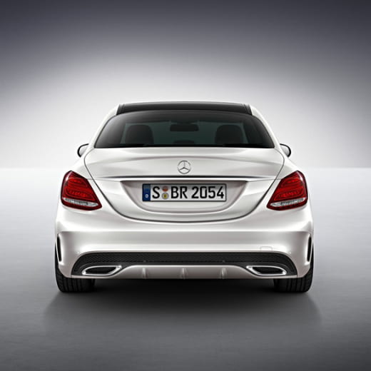 Pare-choc arrière AMG Styling Classe C W205 original Mercedes-Benz | W205-AMG-Heck
