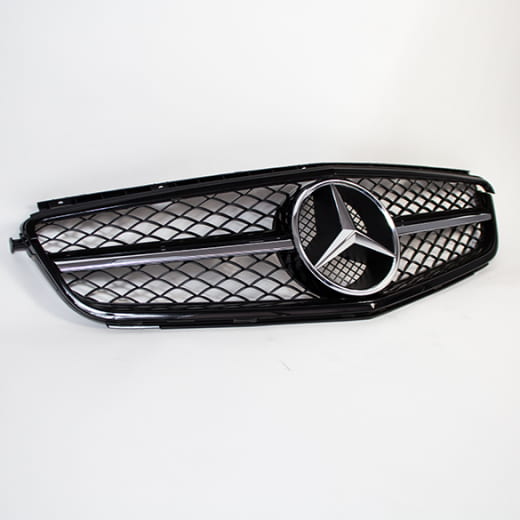 Calandre C63 AMG Edition 507 Classe C W204 noir brillant Mercedes-Benz d'origine | Edition507-W204-Kuehlergrill