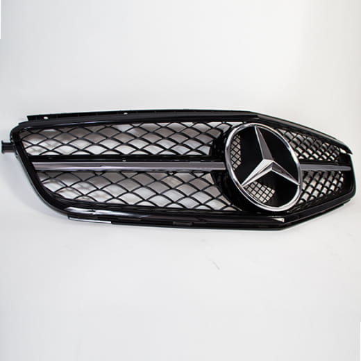 Calandre C63 AMG Edition 507 Classe C W204 noir brillant Mercedes-Benz d'origine | Edition507-W204-Kuehlergrill