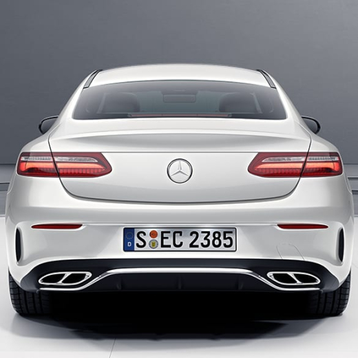 Embouts d'échappement E 43 AMG | C238/A238 coupé et cabriolet | Original Mercedes-Benz | 238-43-Auspuffblenden