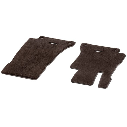 Tapis de sol en velours exclusifs Classe E W213 à poils hauts, origine Mercedes-Benz brun espresso | A2136801806 8U72