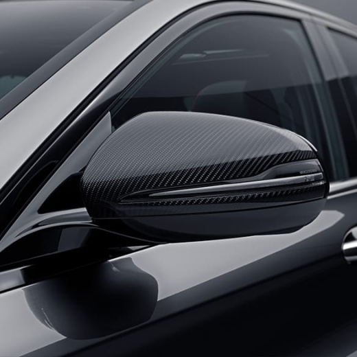 Jeu de cache rétroviseur en carbone AMG Classe E W213 Original Mercedes-Benz | W213-Carbonspiegel