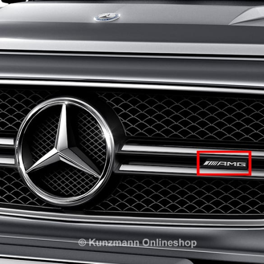 Logo AMG calandre G 63 AMG | Classe G W463 | original Mercedes-Benz | G63-AMG-Logo