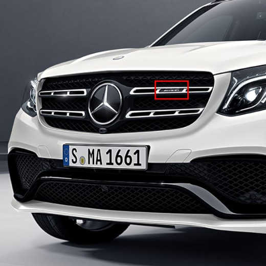 Calandre logo AMG GLS X166 Original Mercedes-Benz | X166-AMG-Logo-Grill