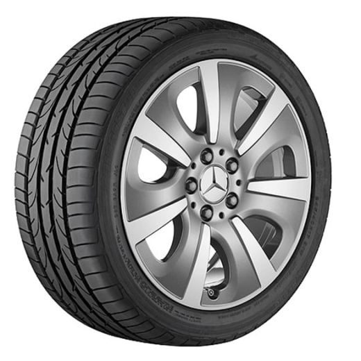 Set de jantes 19 pouces roue 7 branches GLE W166 original Mercedes-Benz | A16640129027X21-Satz