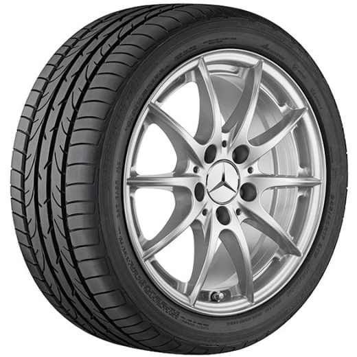 Jeu de jantes 17 pouces à 10 branches pour GLE W166 d'origine Mercedes-Benz | A16640105029765-Satz
